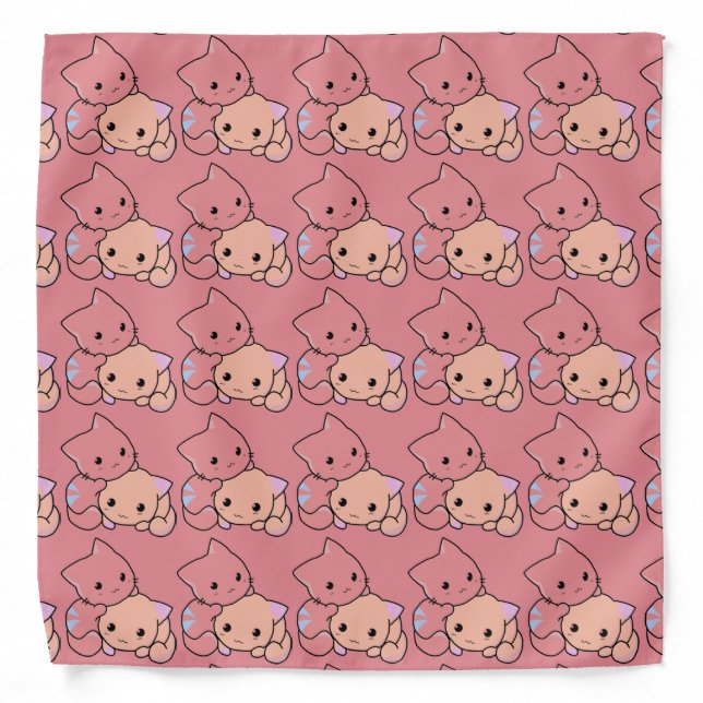Kawaii cute animal bandana (Front)