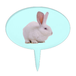 Kawaii Cute Bunny Rabbit Cake Topper