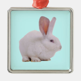 Kawaii Cute Bunny Rabbit Metal Ornament