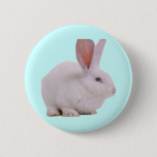 Kawaii Cute Bunny Rabbit Pinback Button