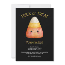 Kawaii Cute Candy Corn Kid Halloween Party