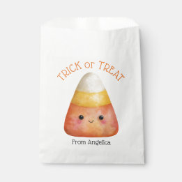 Kawaii Cute Candy Corn Kids Halloween Favor Bag