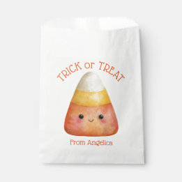 Kawaii Cute Candy Corn Kids Halloween Favor Bag