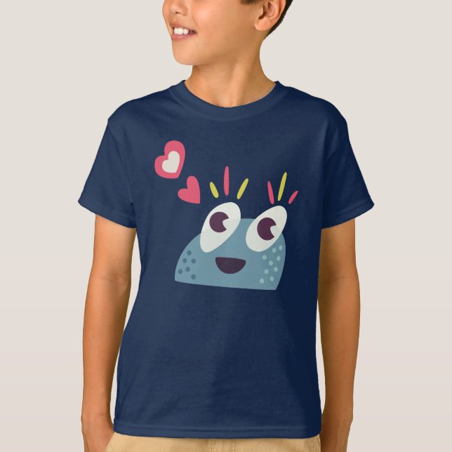 Kawaii Cute Cartoon Candy Character Kids T-Shirt (Front)