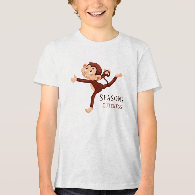 Kawaii Cute Character Tri-Blend Shirt (Front)