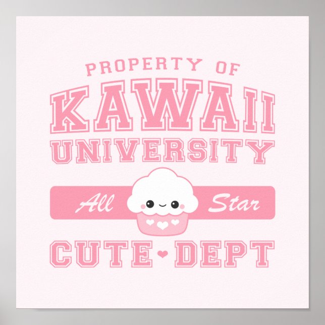 Kawaii Cute Dept Poster (Front)