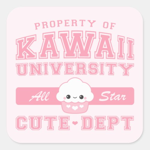 Kawaii Cute Dept Square Sticker