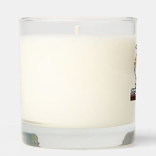 Kawaii Cute Dog Playing Piano Keyboard Scented Candle