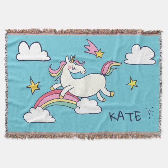 Kawaii Cute Doodle Rainbow Unicorn And Stars Throw Blanket Zazzle Magnificent Kawaii Throw Blanket Kawaii Cute Doodle Rainbow Unicorn And Stars Throw Blanket Zazzle Magnificent Kawaii Throw Blanket