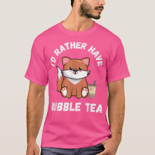 Kawaii Cute Fo Bubble Tea Japanese Anime Boba T-Shirt