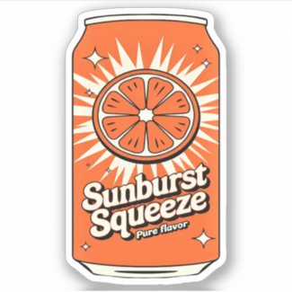 Kawaii Cute Fun Fruity Orange Juice Drink