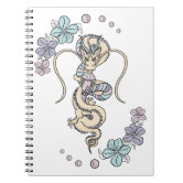 Kawaii Cute Axolotl Strawberry Milk Anime Notebook