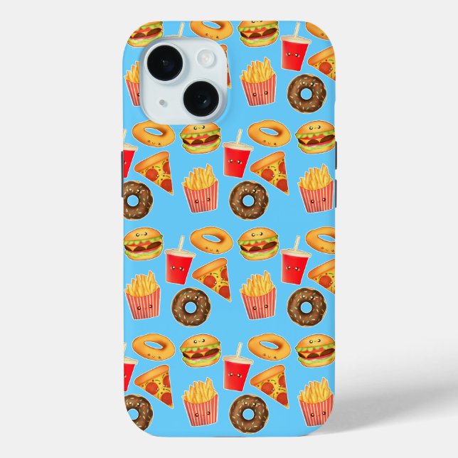 Kawaii Cute Junk Food  Case-Mate iPhone Case (Back)