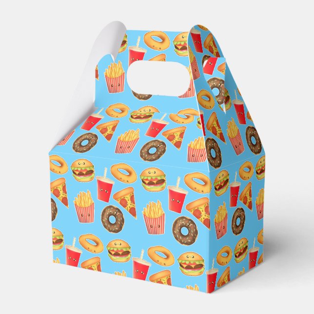 Kawaii Cute Junk Food  Favor Boxes (Front Side)