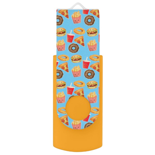 Kawaii Cute Junk Food  Flash Drive (Front Vertical)