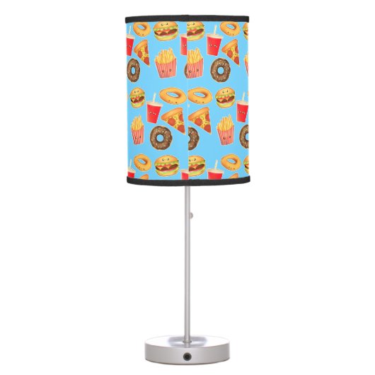 Kawaii Cute Junk Food Table Lamp (Back)