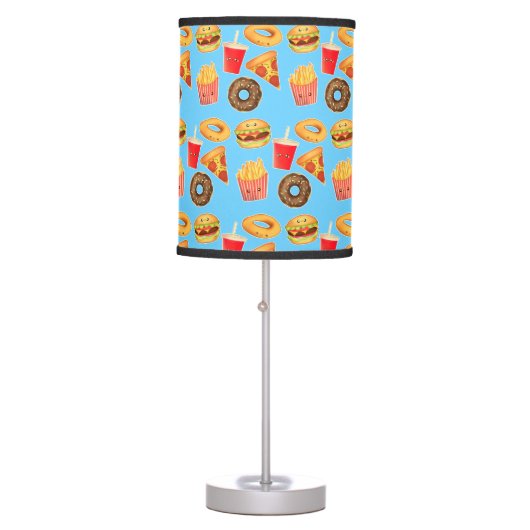 Kawaii Cute Junk Food  Table Lamp (Front)