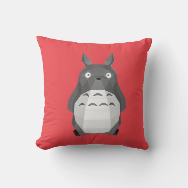 kawaii cute origami japan cartoon throw pillow (Front)