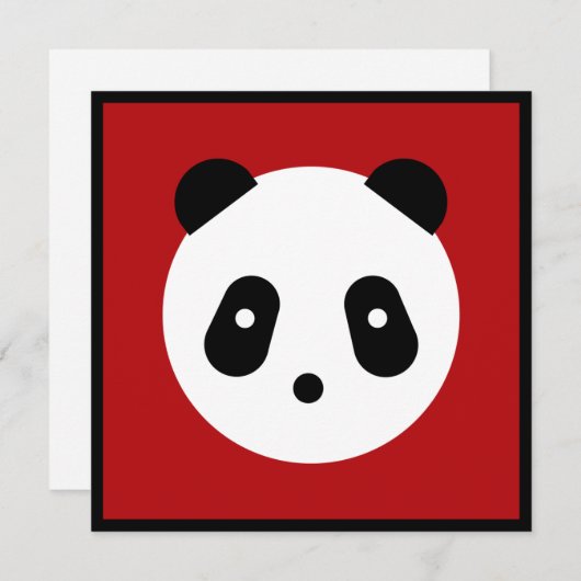 Kawaii ~ Cute Panda Face (Front/Back)