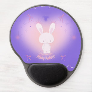 Kawaii Cute Pink Rabbit Desk Accessory Gel Mouse Pad