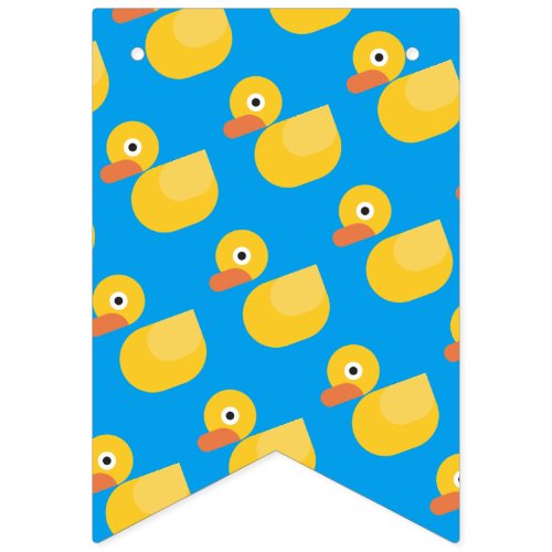 Kawaii Cute Rubber Ducky Bunting Flags