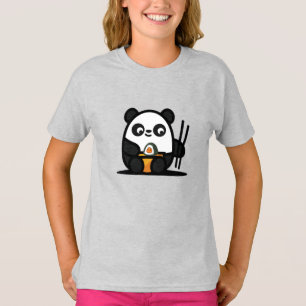 Kawaii Cute Sushi Panda  T-Shirt