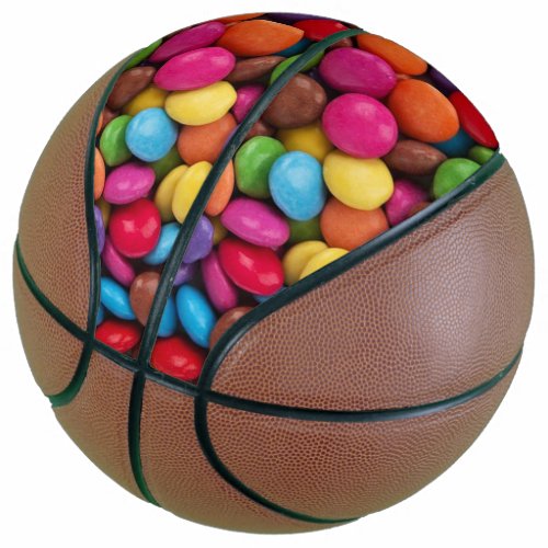 kawaii cute sweets rainbow colors chocolate candy basketball