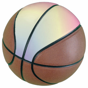 kawaii cute unicorn pink pastel rainbow colors basketball