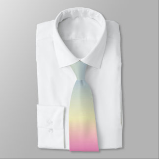 kawaii cute unicorn pink pastel rainbow colors neck tie