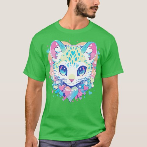 Kawaii Cute Wildcat 11 T_Shirt