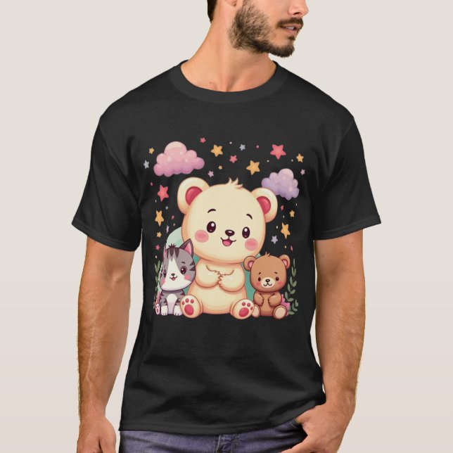 Kawaii Cuteness – Playful & Nostalgic Design T-Shirt (Front)