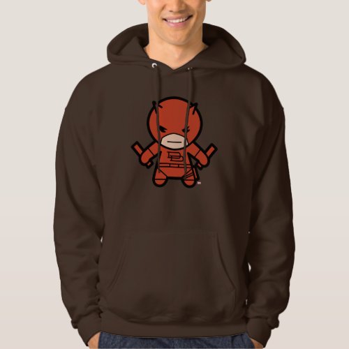 Kawaii Daredevil With Paired Short Sticks Hoodie