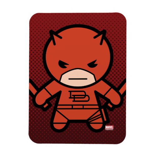 Kawaii Daredevil With Paired Short Sticks Magnet