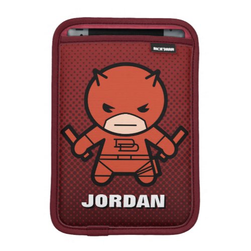 Kawaii Daredevil With Paired Short Sticks Sleeve For iPad Mini