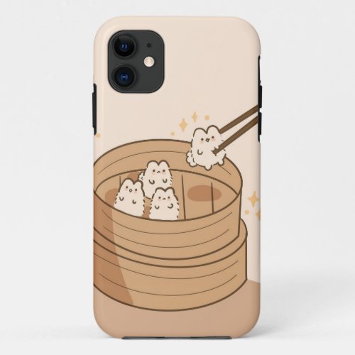 Kawaii Dim Sum Bunnies iPhone Case