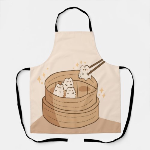 Kawaii Dim Sum Bunny Apron