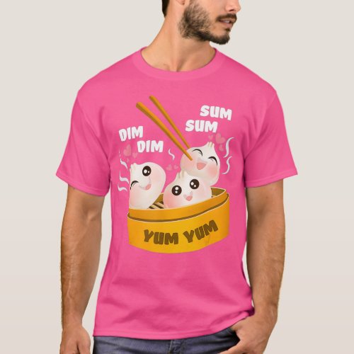 Kawaii Dim Sum Yum Tee Funny Asian Food Pun