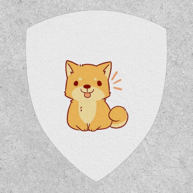 Kawaii dog Shiba   Patch (Front)