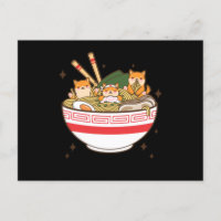 Kawaii dogs eating Ramen