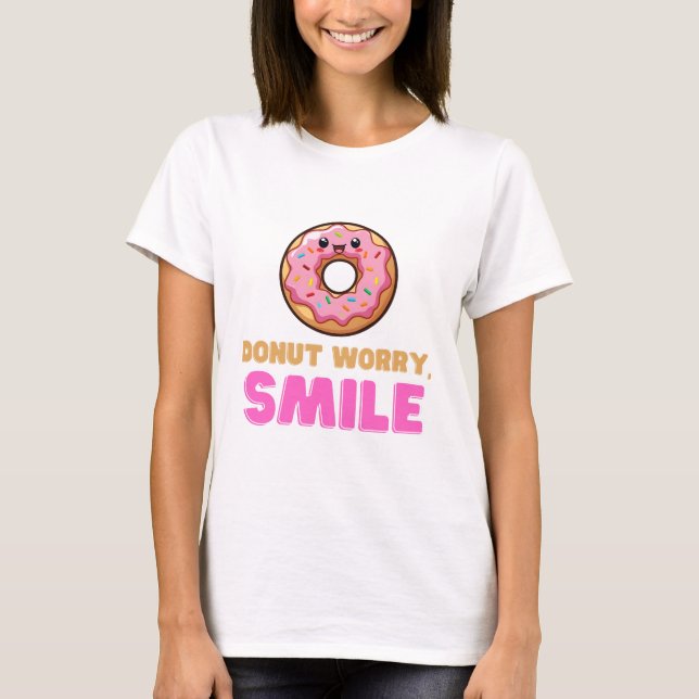 Kawaii Donut Delight Sweet and Adorable  T-Shirt (Front)