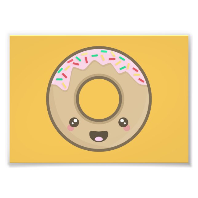 Kawaii donut photo print (Front)