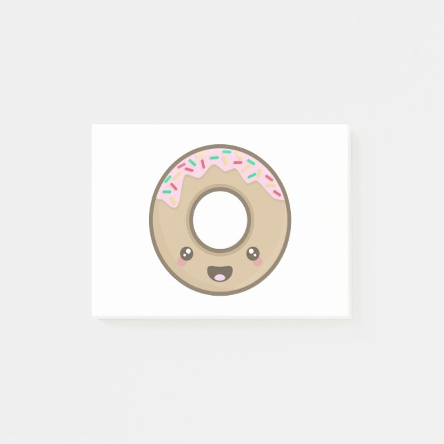 Kawaii donut post-it notes (Front)