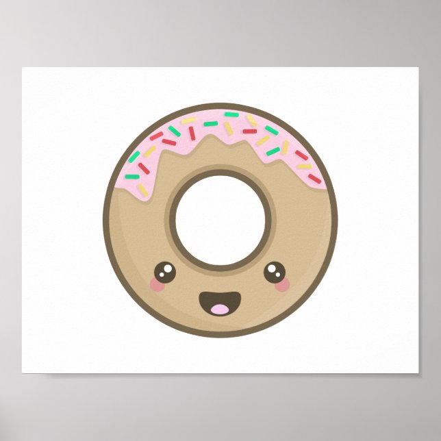Kawaii donut poster (Front)