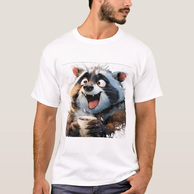  Kawaii Donut Puff Bear T-Shirt (Front)