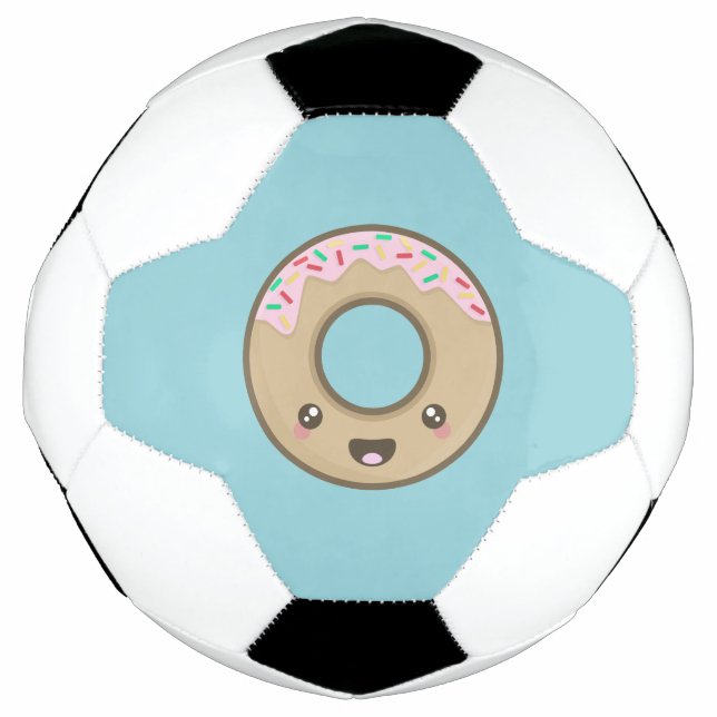 Kawaii Donut Soccer Ball (Front)