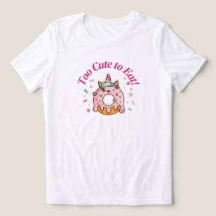Kawaii Donut T-Shirt for Women Tri-Blend Shirt