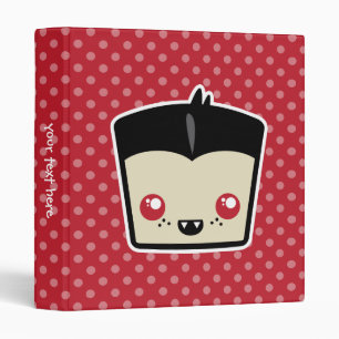 Kawaii Dracula Binder