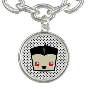 Kawaii Dracula Bracelet and Charm