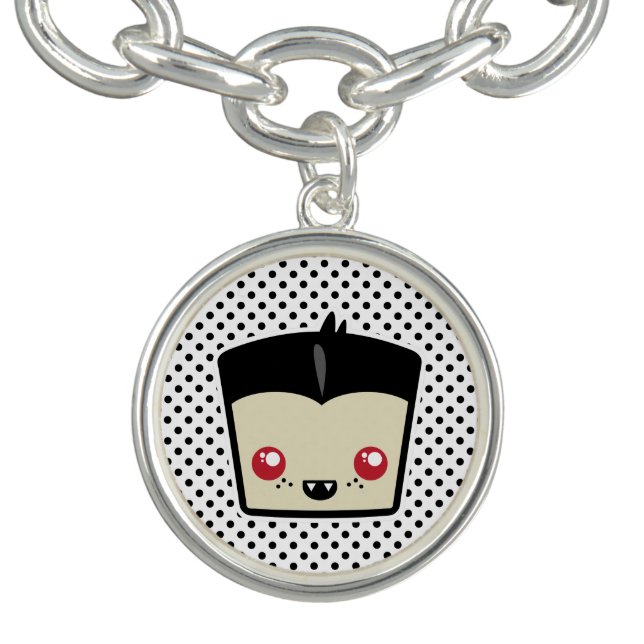 Kawaii Dracula Bracelet and Charm (Design)