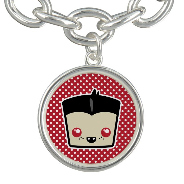 Kawaii Dracula Bracelet and Charm (Design)